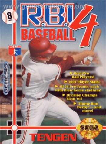 Cover RBI Baseball 4 for Genesis - Mega Drive
